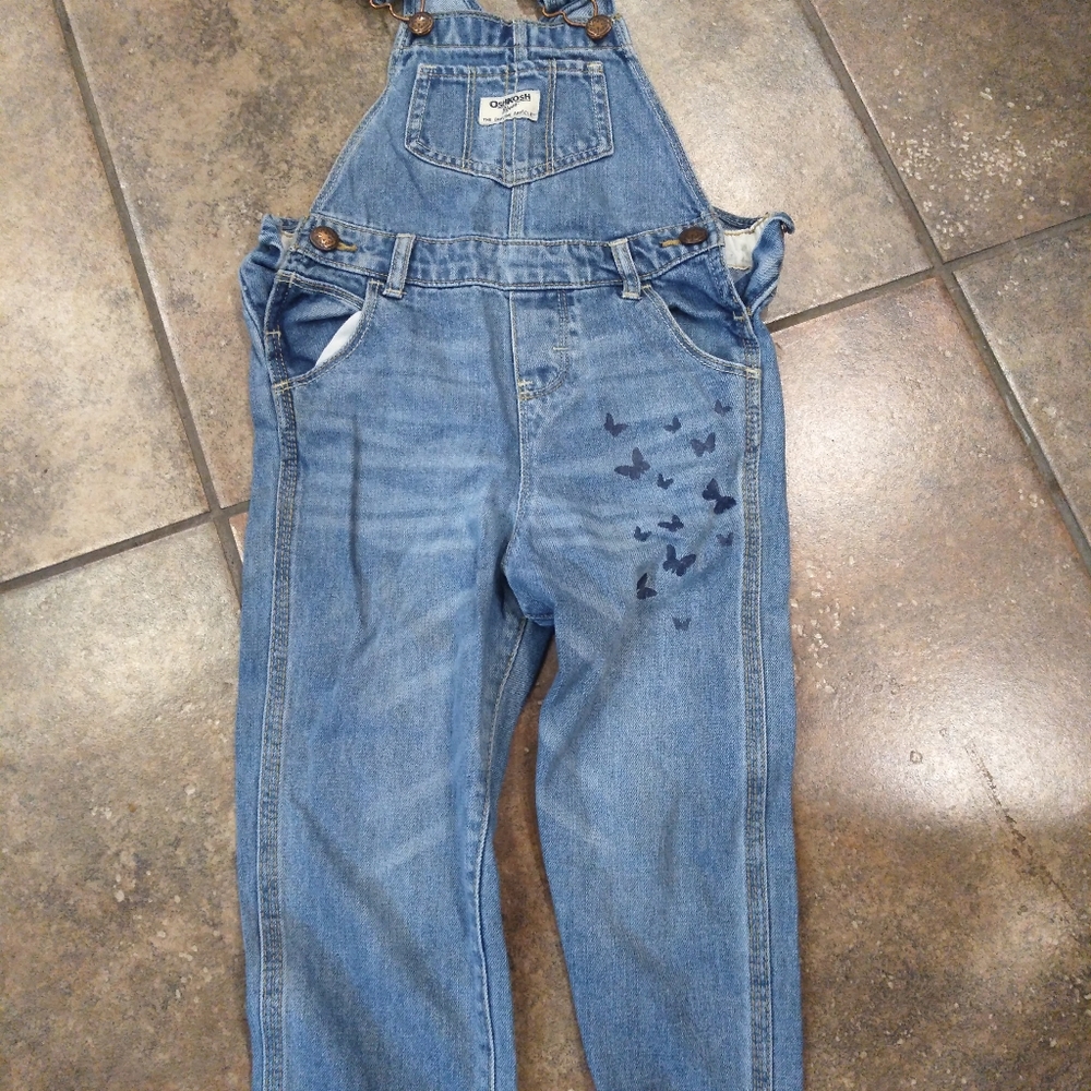 Osh gosh denim overalls 3t